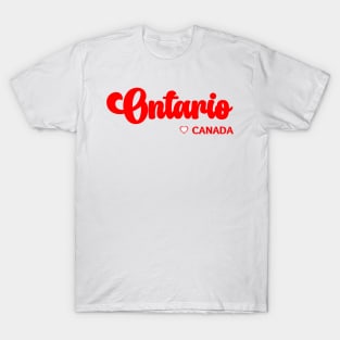 Ontario: I love Canada T-Shirt